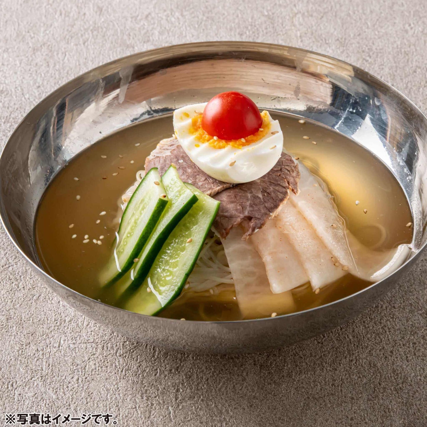 (韓国冷麺) 水冷麺(1人前 / 麺160g・スープ300ml) - 韓国惣菜bibim'ネットストア