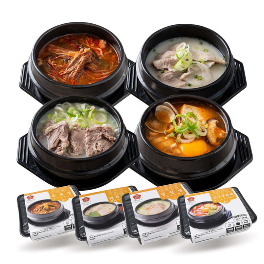 スープ食べ比べセット - 韓国惣菜bibim'ネットストア