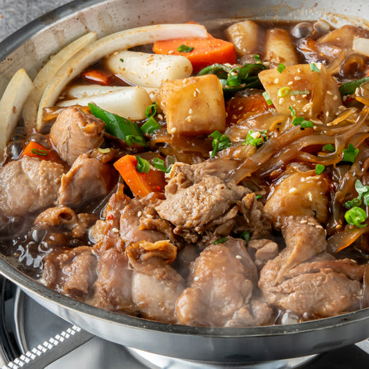 スープチムタク(醬油) 국물찜닭(간장) (900g 2~3人前)