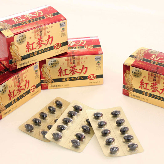 【紅参力】紅参カプセル32 - 韓国惣菜bibim'ネットストア