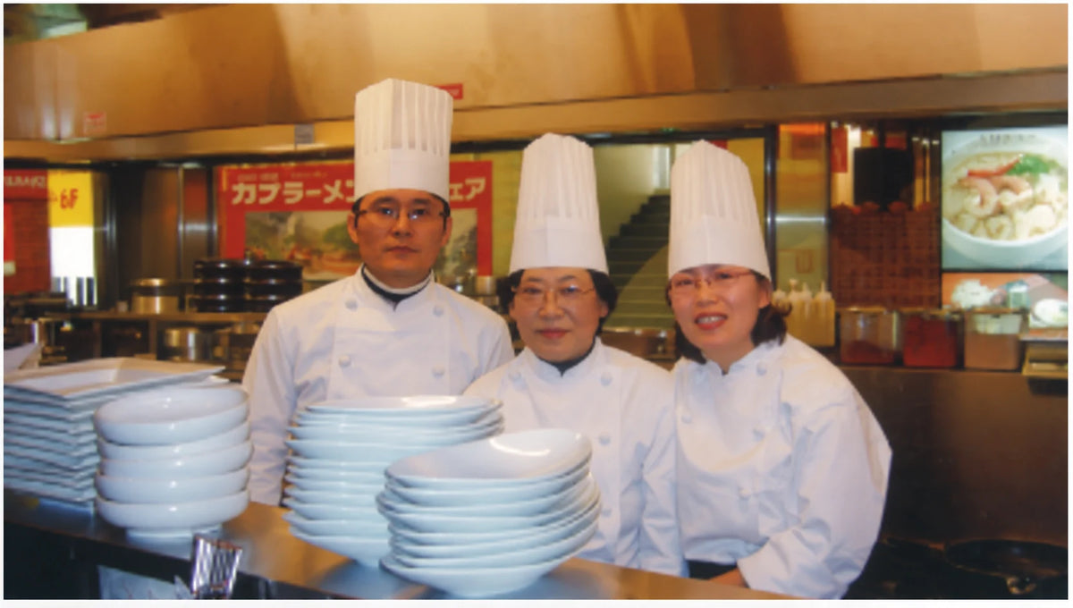 2006年のオープン当時の調理チーム