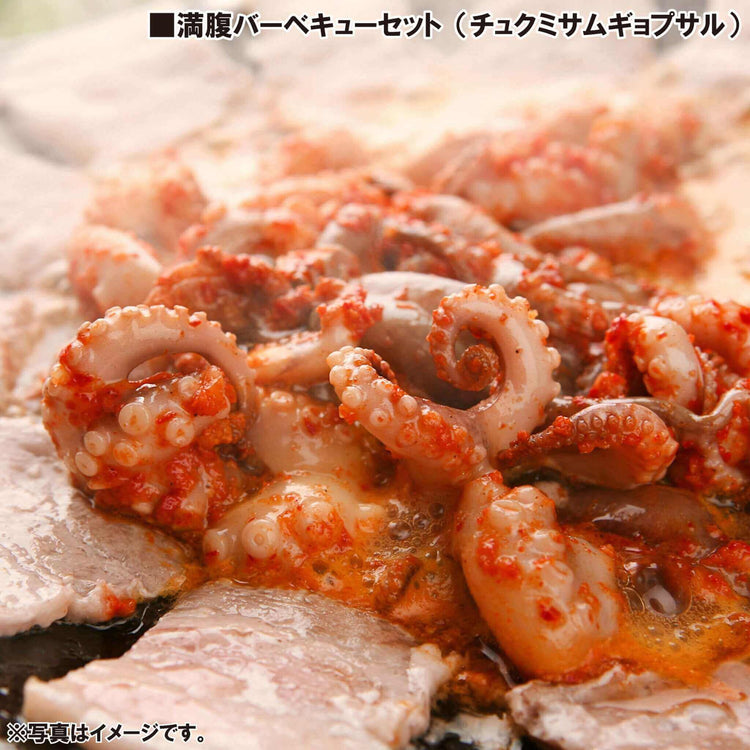 韓国料理 通販 豚カルビ 熟成サムギョプサル チュクミサムギョプサル セット