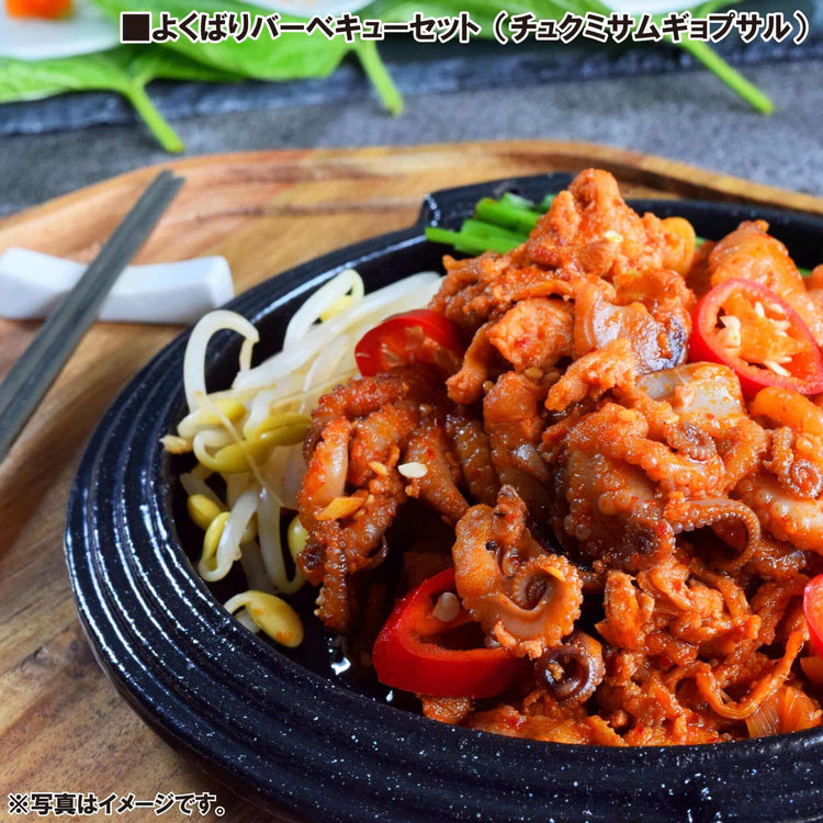 韓国料理 通販 豚カルビ 熟成サムギョプサル チュクミサムギョプサル セット